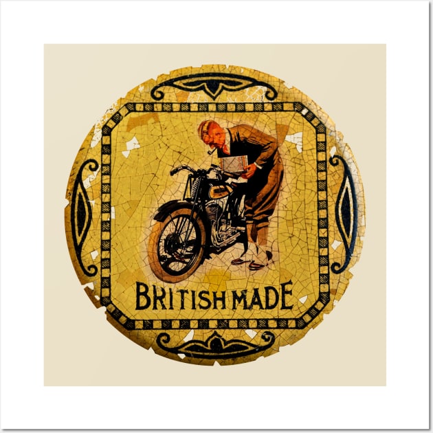 British Made Motorcycles 2 Wall Art by Midcenturydave